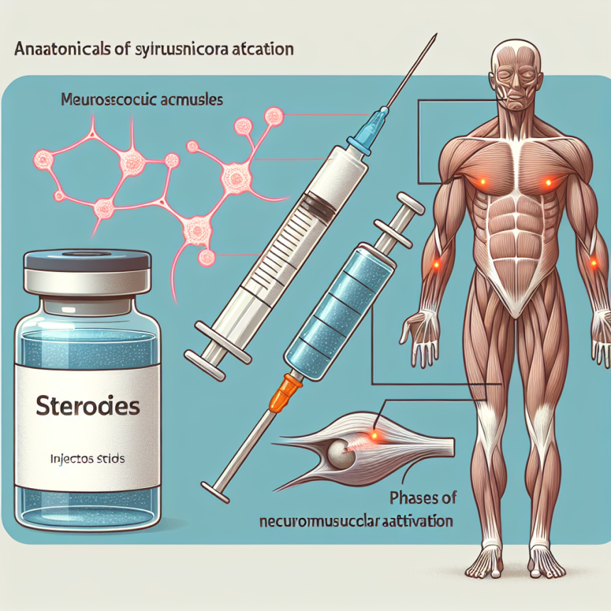 Esteroides inyectables en fases de activación neuromuscular