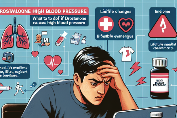 Qué hacer si Drostanolona provoca presión alta