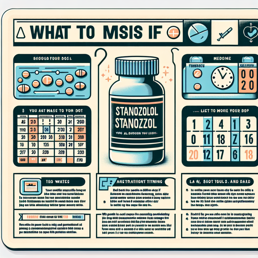 Qué hacer si se olvida una dosis de Estanozolol