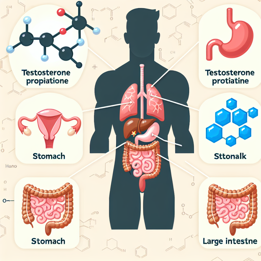Cómo afecta Propionato de testosterona al sistema digestivo