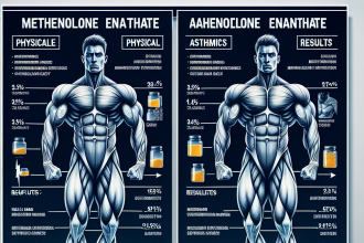 Diferencias entre resultados físicos y estéticos con Enantato de metenolona