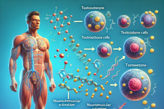 Testosterona en fases de activación neuromuscular
