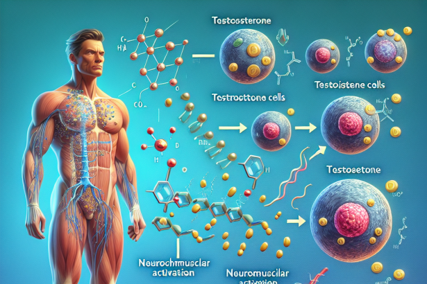 Testosterona en fases de activación neuromuscular