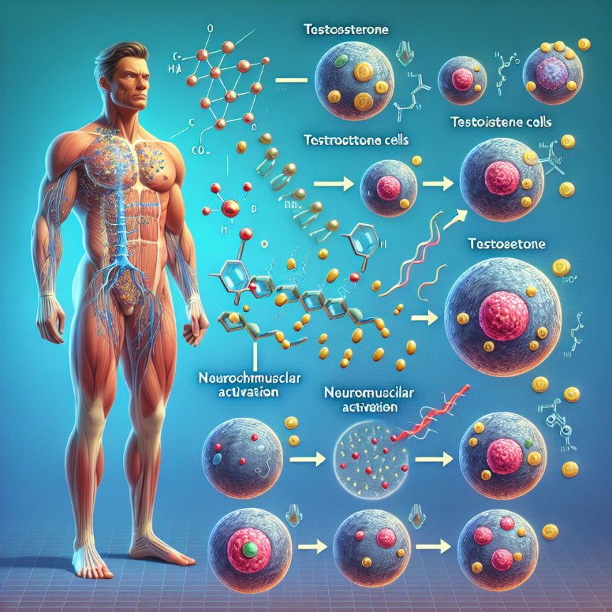 Testosterona en fases de activación neuromuscular