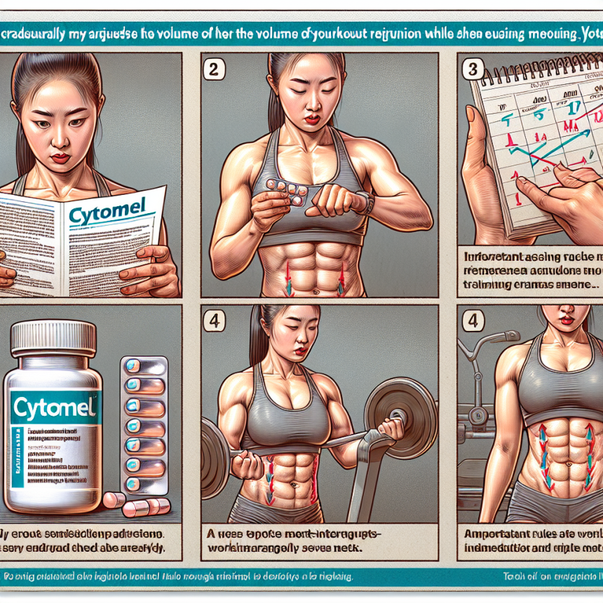 Cómo ajustar el volumen de entrenamiento al usar Cytomel