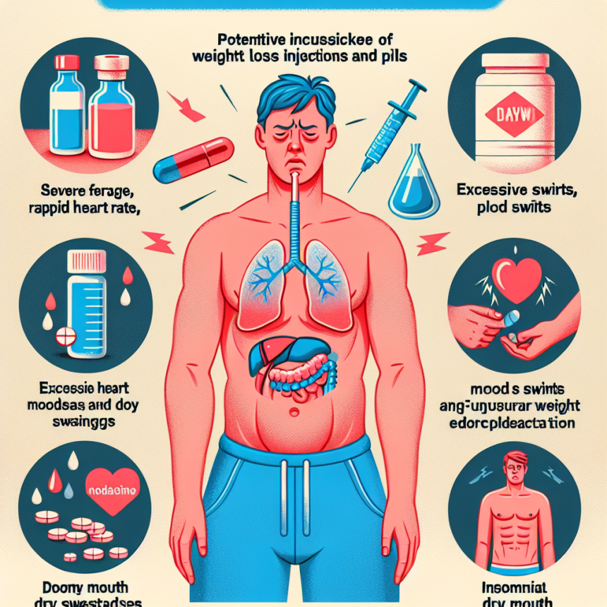 Cuáles son los signos de exceso de Inyecciones y pastillas para adelgazar