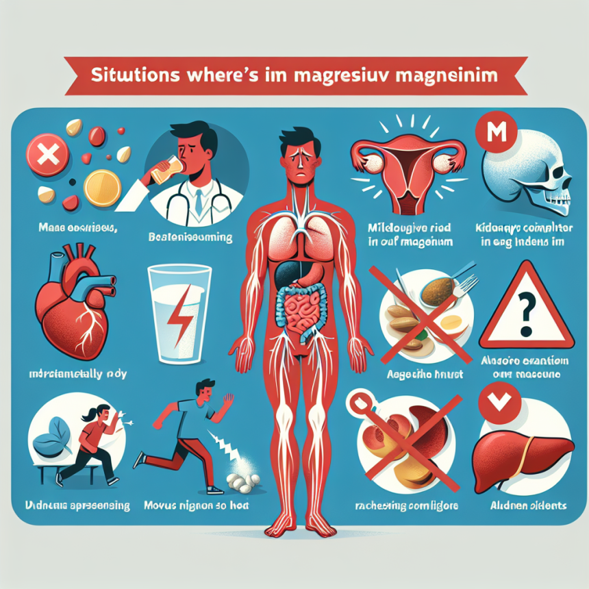 Cuándo evitar completamente Magnesium