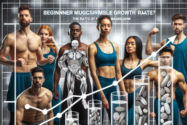 Magnesium y ritmo de crecimiento muscular en principiantes