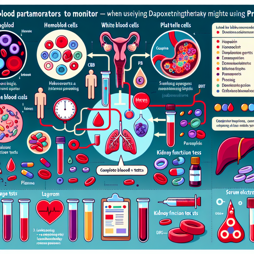 Qué parámetros vigilar en sangre al usar Dapoxetine (Priligy)