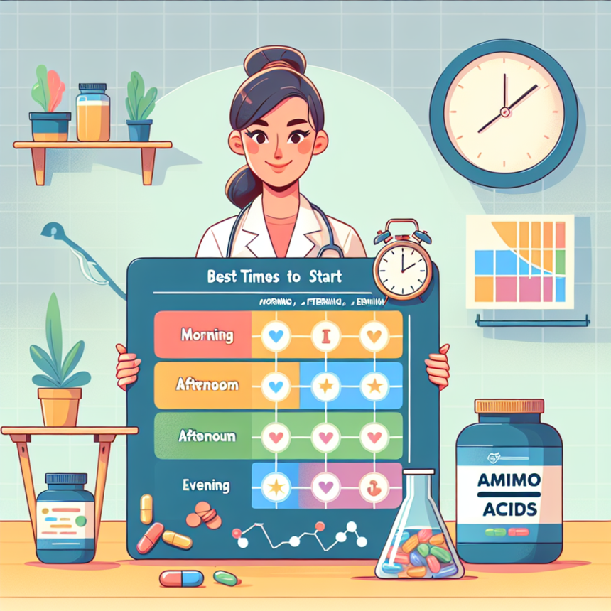 Cómo elegir el momento ideal para empezar Aminoácidos