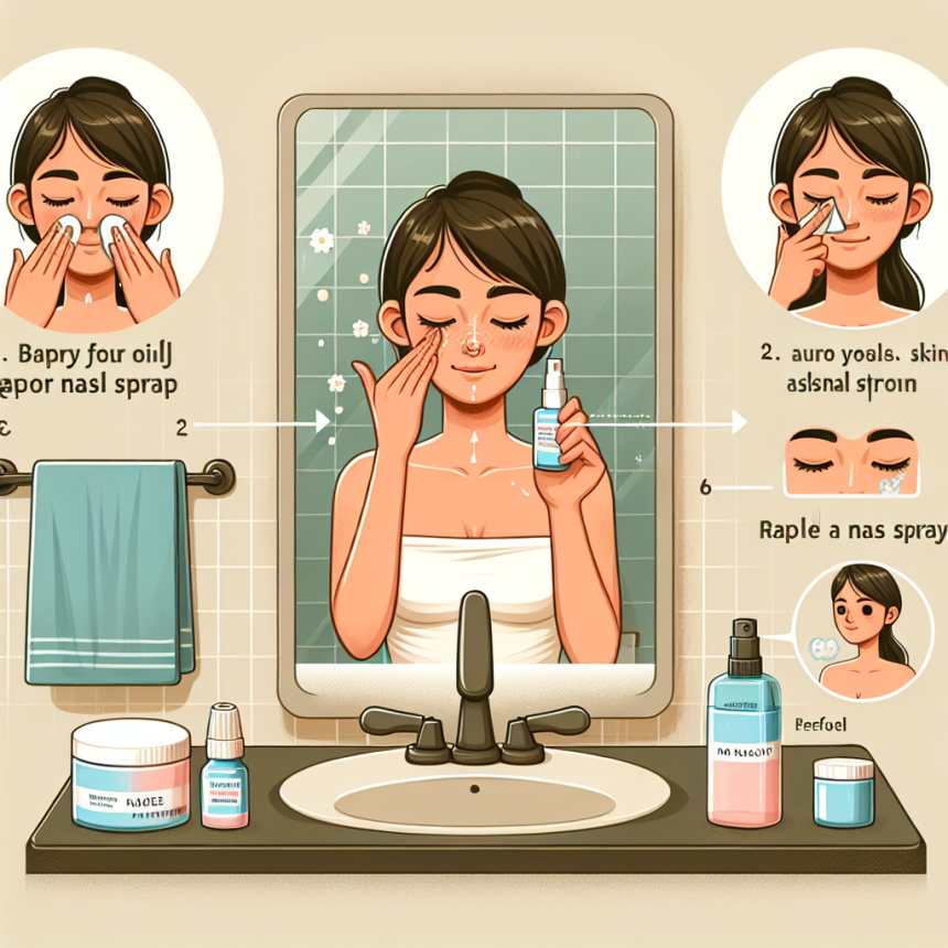 Cómo gestionar la piel grasa con Aerosoles nasales