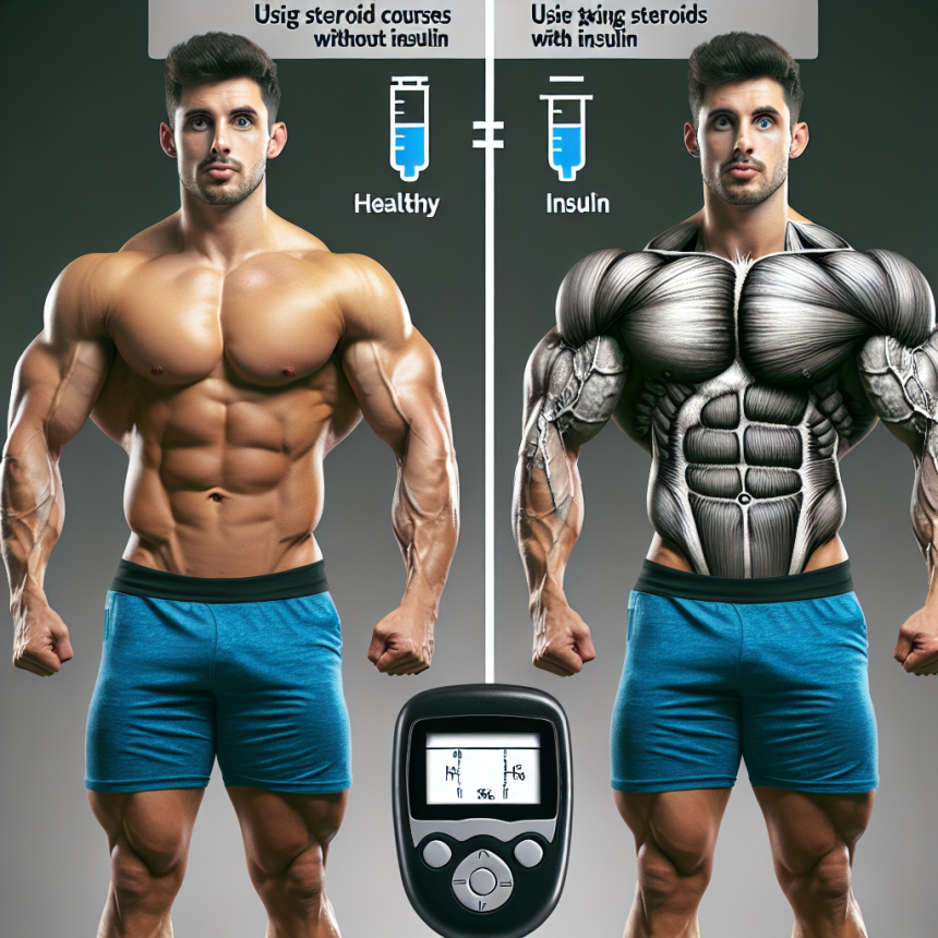 Diferencias en resultados al usar Cursos de esteroides para aumentar la masa muscular con y sin insulina