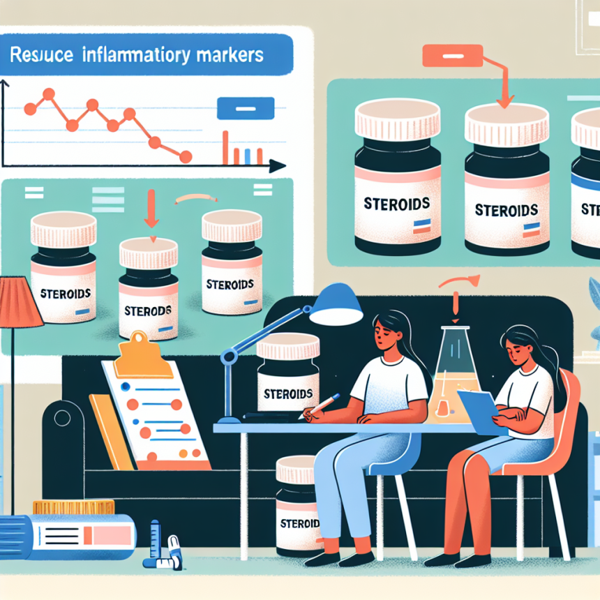 Esteroides Cursos en solitario y reducción de marcadores inflamatorios
