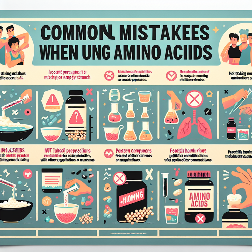Principales errores al usar Aminoácidos