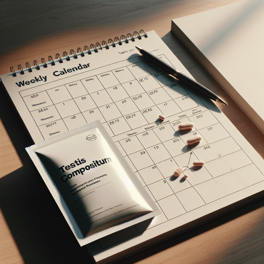 Protocolos semanales con Testis Compositum