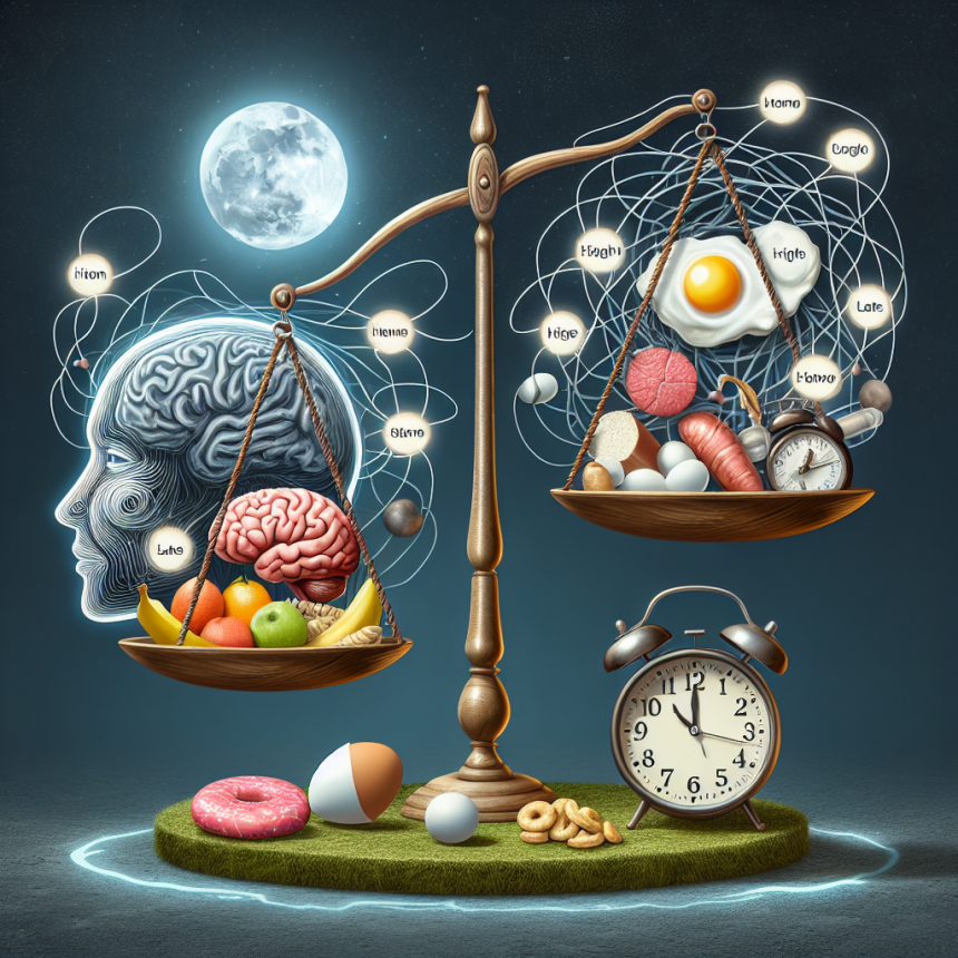 Estrés y equilibrio hormonal y control del apetito nocturno