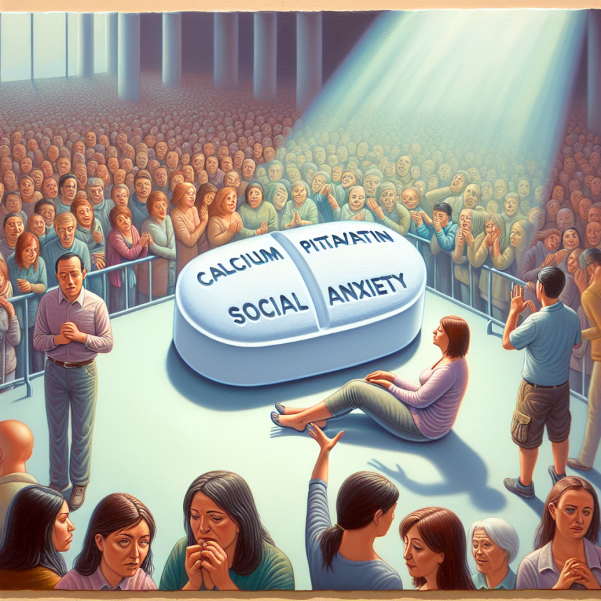 Pitavastatina cálcica y reducción de la ansiedad social