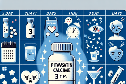 Qué esperar de los primeros 3 días con Pitavastatina cálcica
