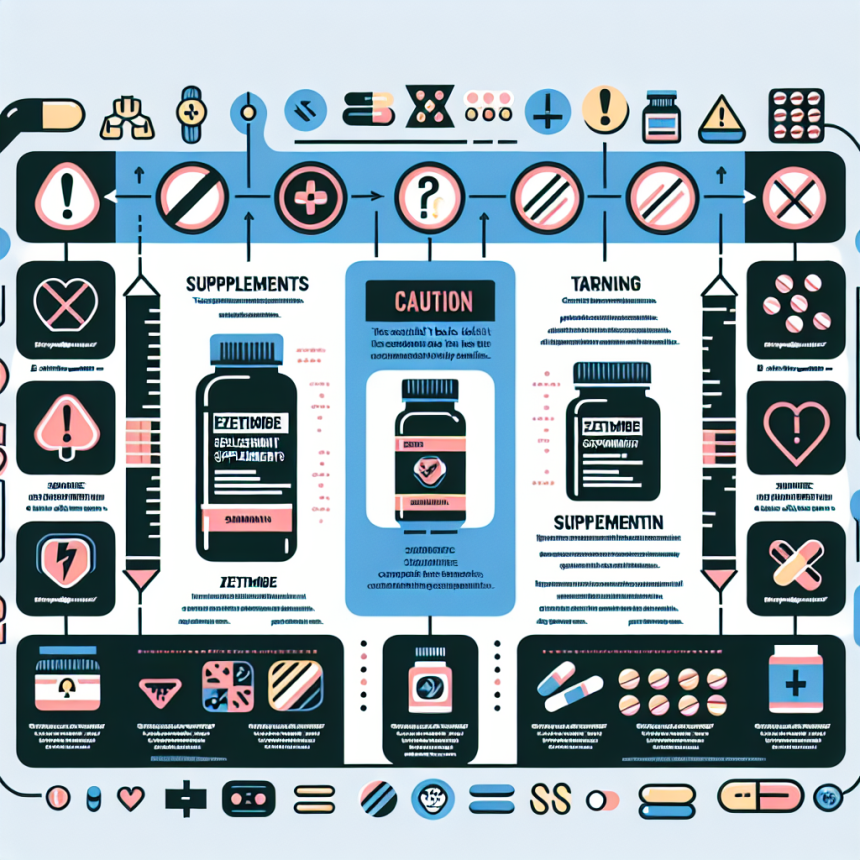 Qué suplementos no deben coincidir con Ezetimiba