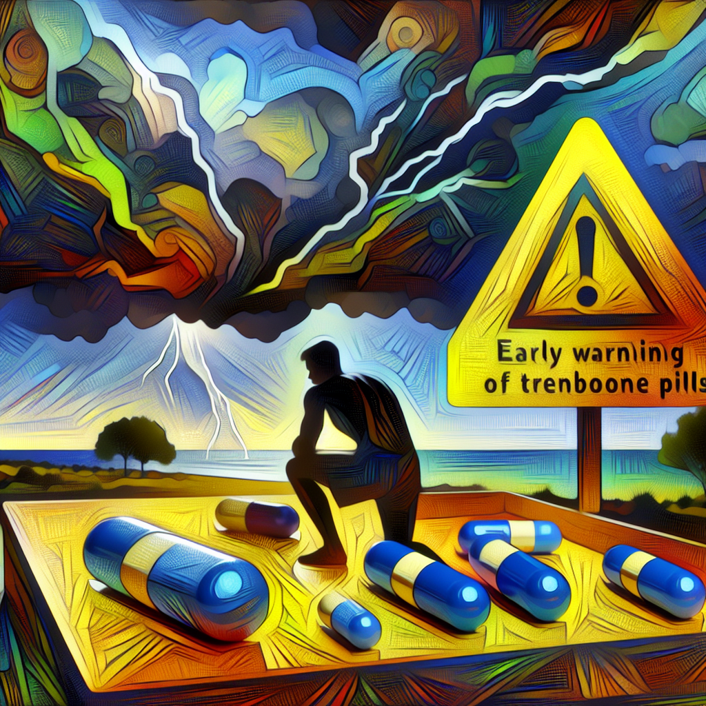 Señales tempranas de mala tolerancia a Pastillas de trembolona